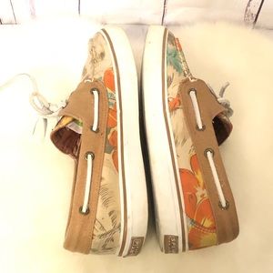 Sperry Top-Sider Hawaiian Flowers Boat Shoes